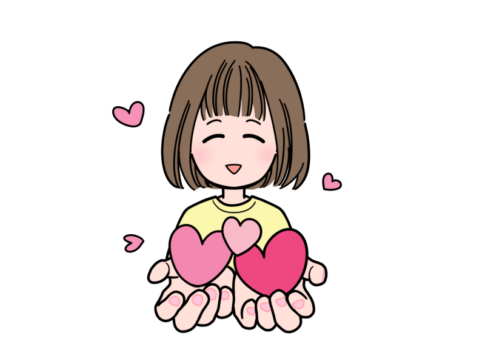 思いやりの心にあふれる女性